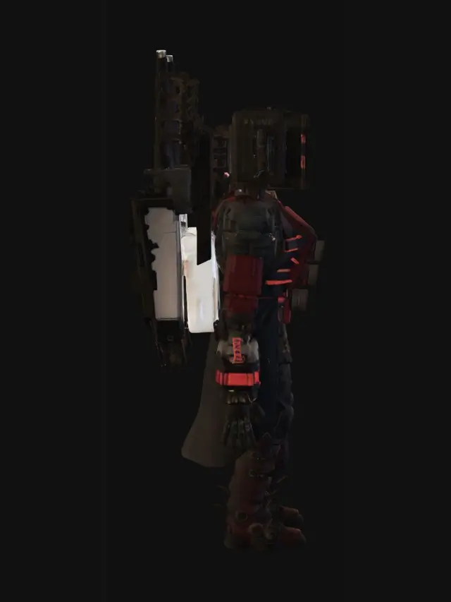 3D model for Crimson Monitor Exosuit