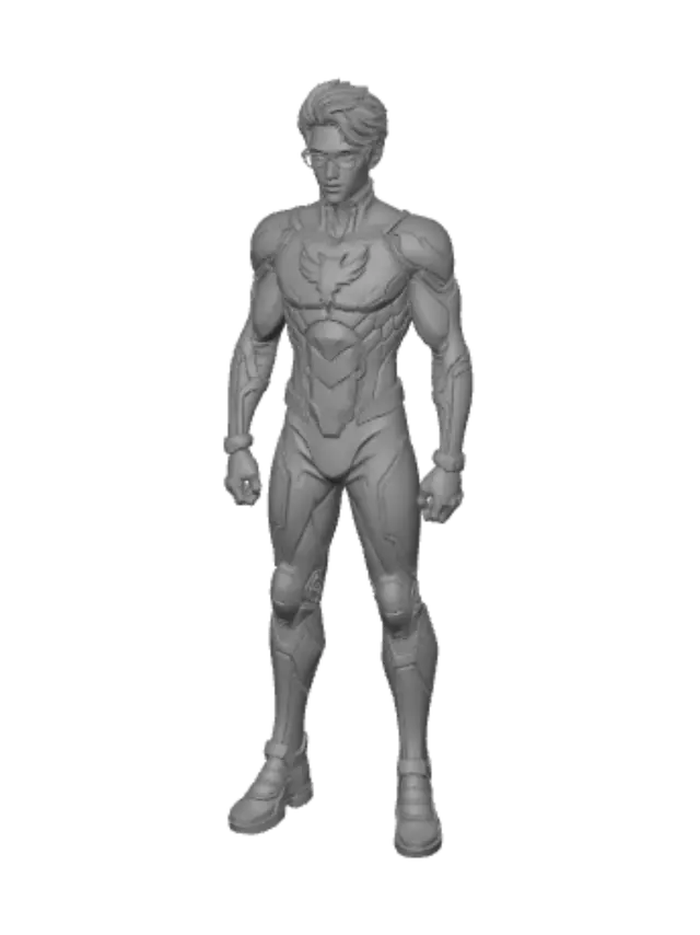 3D model for Crimson Phoenix Armor