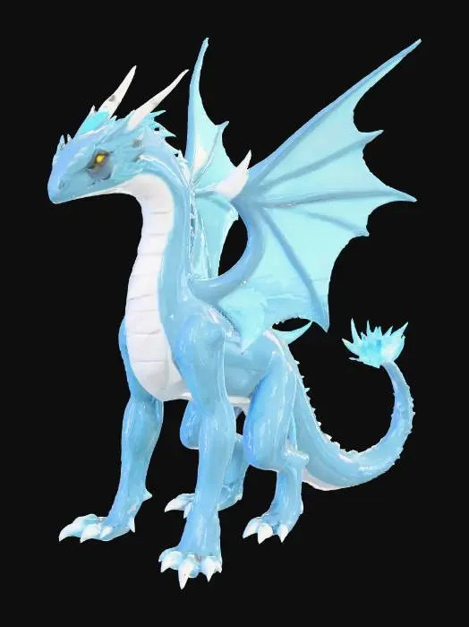 3D model for Icy wyvern sentinel