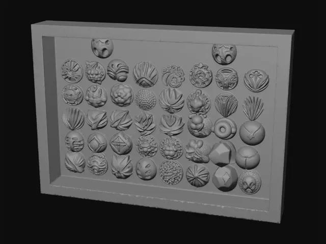 3D model for Hollow Knight Charm Collection Display