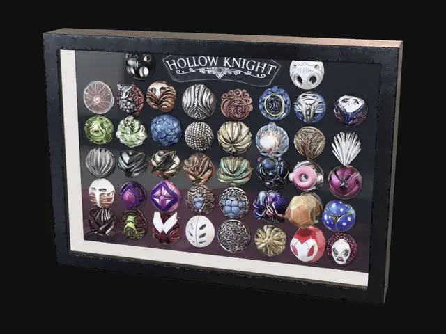 3D model for Hollow Knight Charm Collection Display