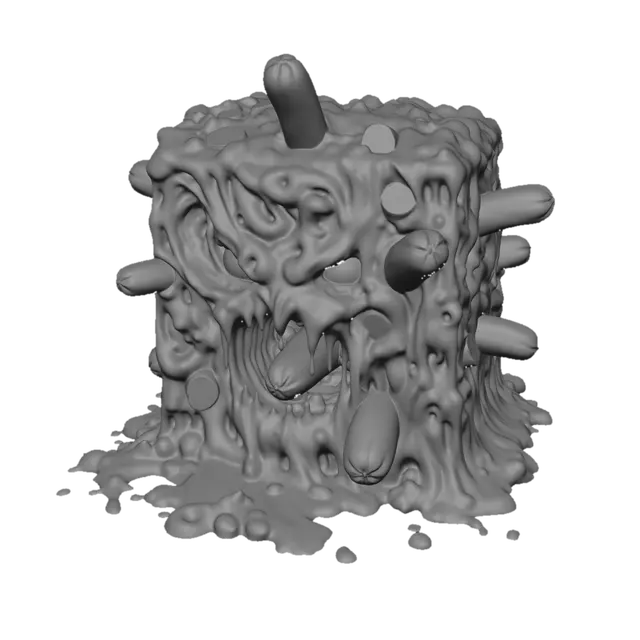 3D model for Hot Dog Cheese Cube