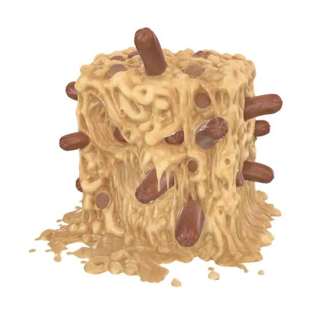3D model for Hot Dog Cheese Cube