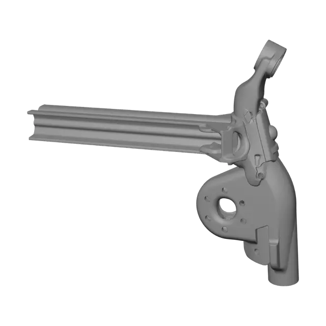 3D model for Crane trolley and pulley assembly