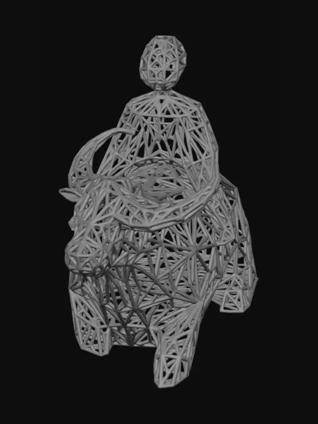 3D model for Bull Rider