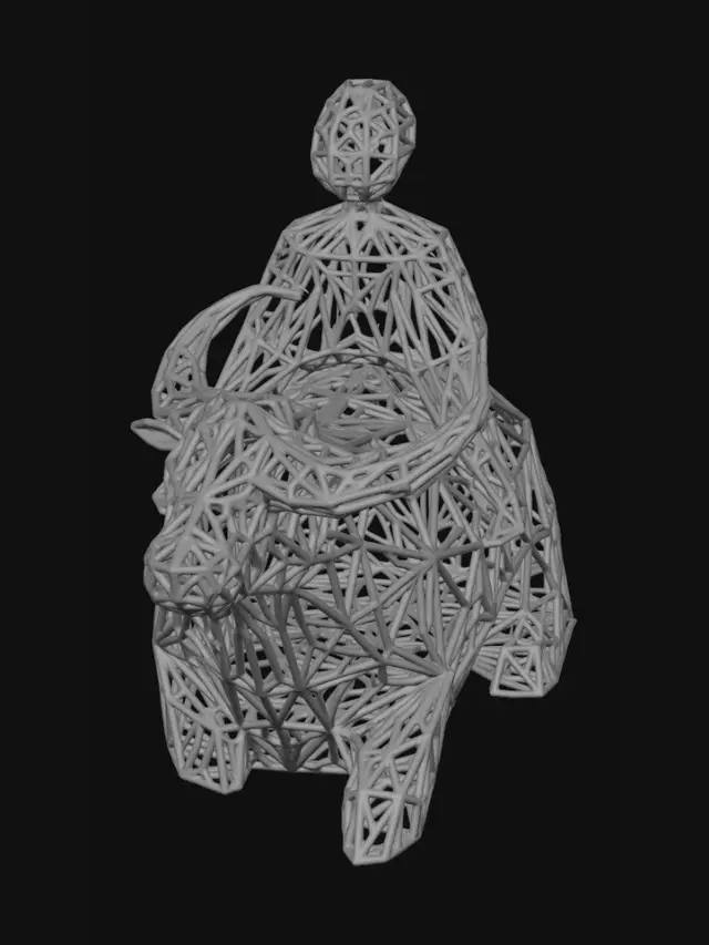 3D model for Bull Rider