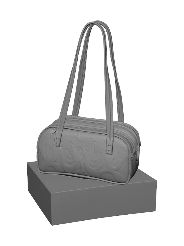 3D model for Paisley Wave Handbag