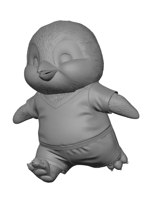 3D model for Brazilian Penguin Mascot