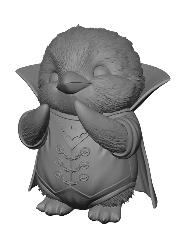 3D model for Crimson Cape Penguin
