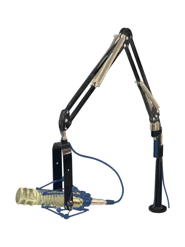 3D model for Blue Studio Microphone on Adjustable Boom Arm