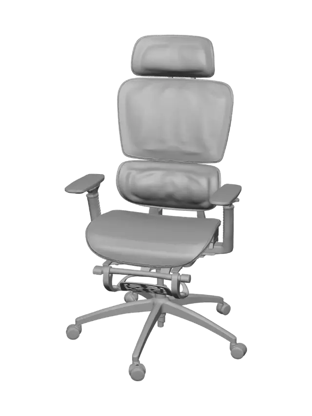 3D model for NoirMesh Executive Chair