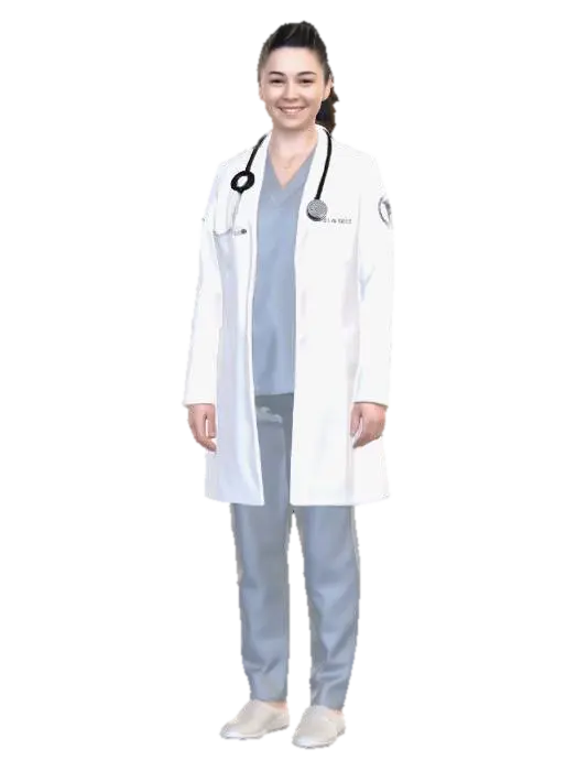 Doctor in a White Coat - Profession 3D model, vytvořený pomocí AI