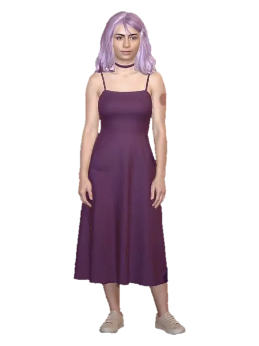 Lilac Dream 3D model, vytvořený pomocí AI