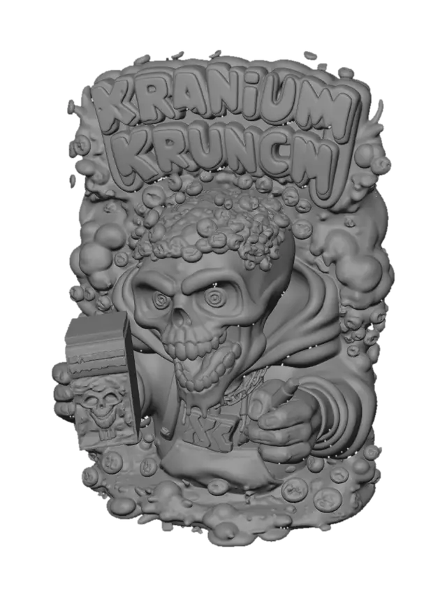 3D model for kranium krunch v2