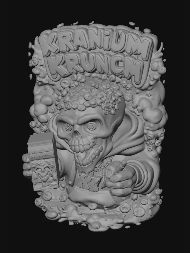 3D model for kranium krunch v2