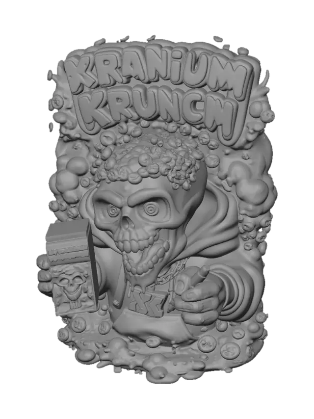 3D model for kranium krunch v2