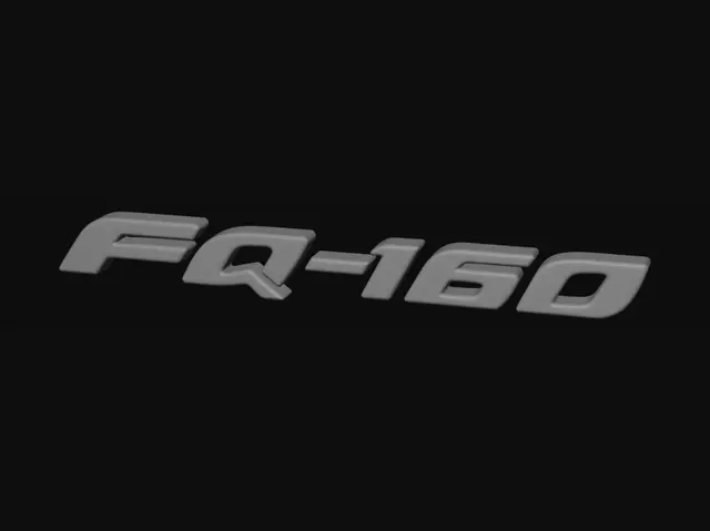 3D model for FQ-160 chrome badge
