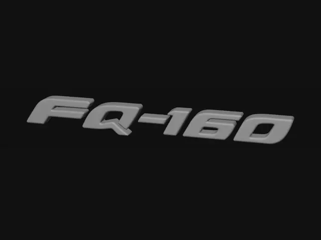3D model for FQ-160 chrome badge