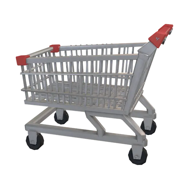 3D model for Geometric Shopping Cart