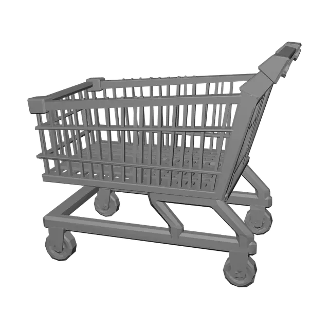 3D model for Geometric Shopping Cart