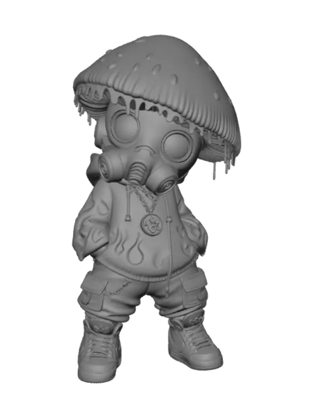 3D model for Neon Fungus Kid