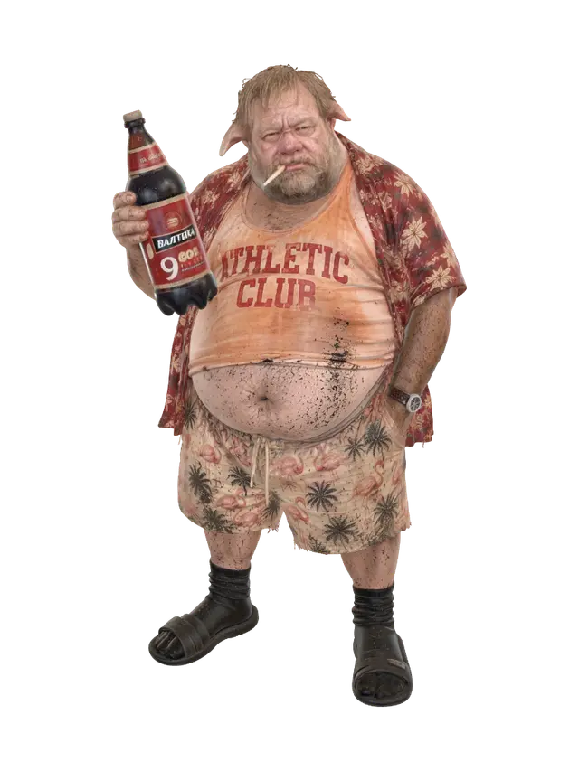3D model for Baltika on the Beach