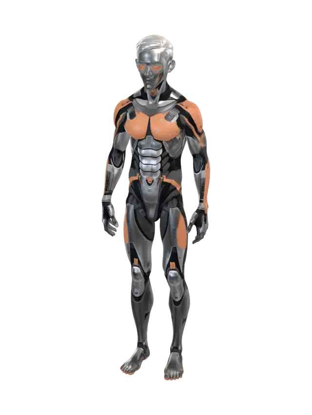 3D model for Créame un personaje tipo base para poder modificarlo con diferentes skins y personajes y que tenga movimientos