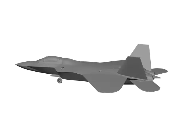 3D model for Stylized F-22 Raptor