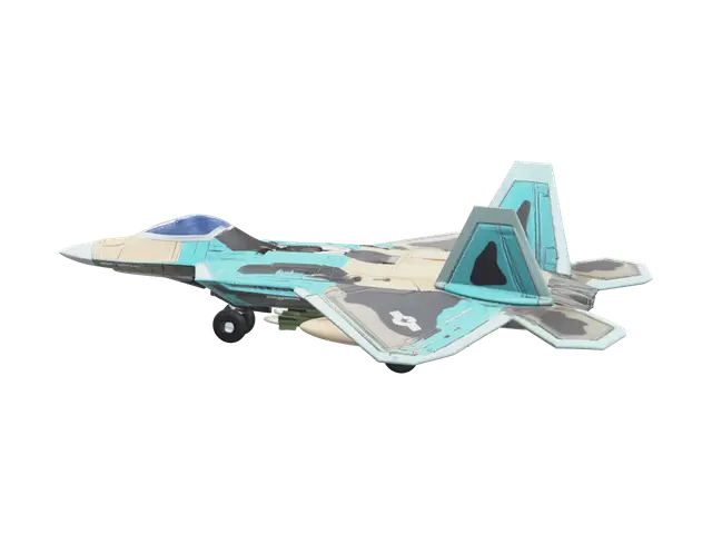3D model for Modern F-22 Raptor
