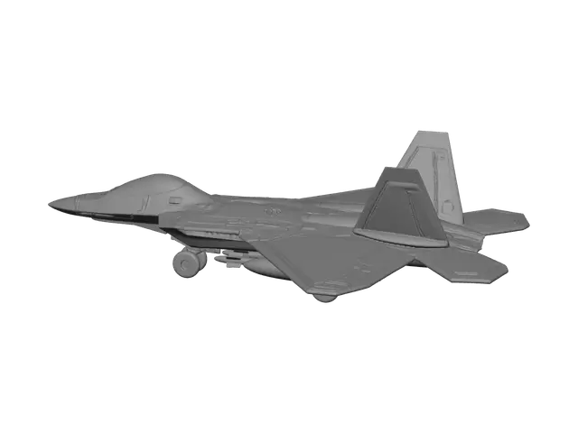 3D model for Modern F-22 Raptor