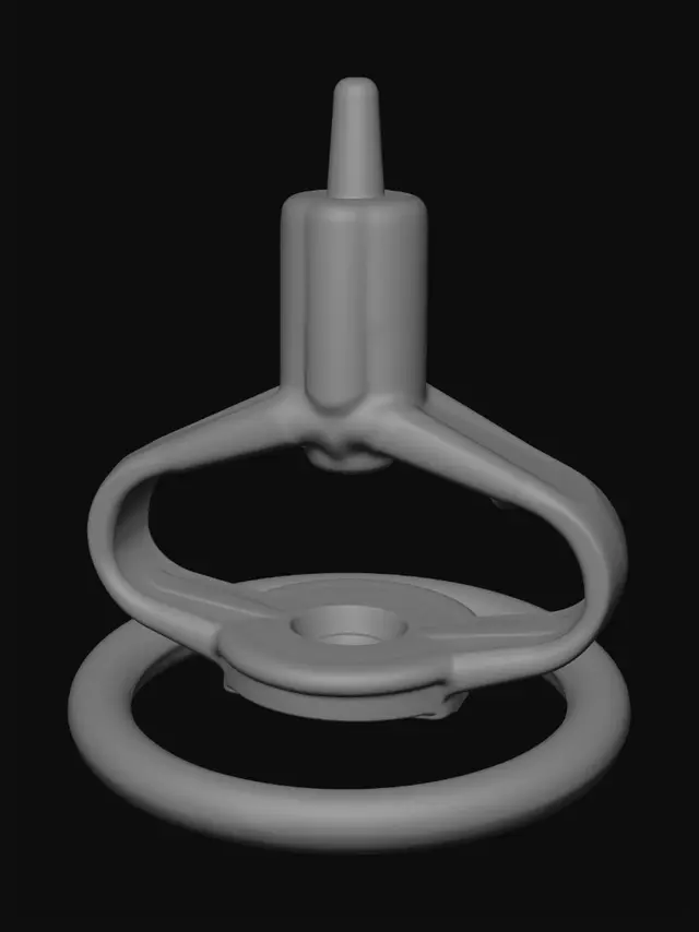 3D model for Ringed valve assembly