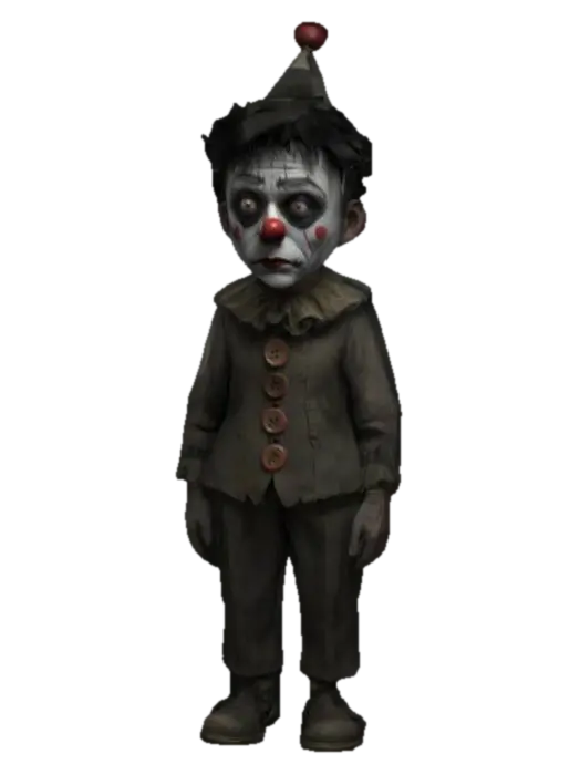 Melancholic Mime 3D model, vytvořený pomocí AI