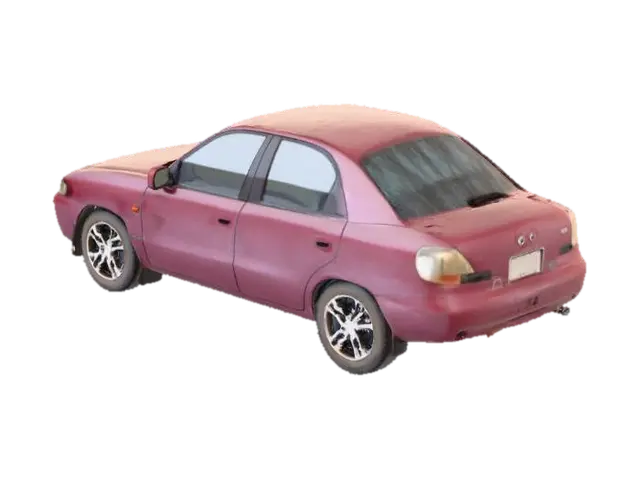 Nubira - Daewoo 3D model, vytvořený pomocí AI