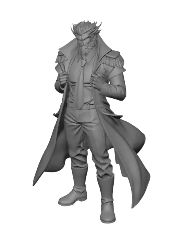 3D model for Crimson Commander