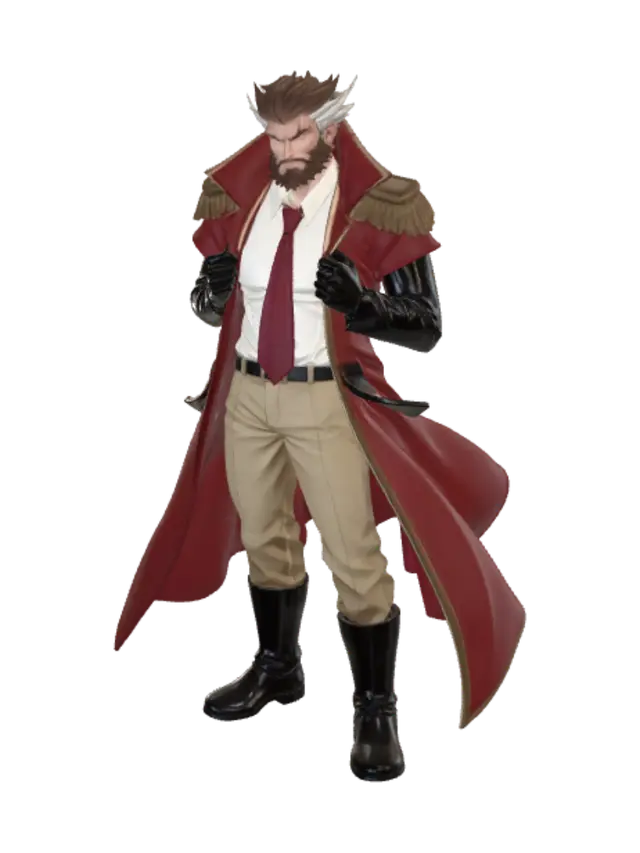 3D model for Crimson Commander
