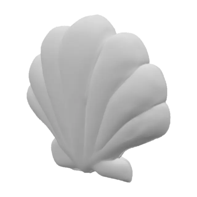 3D model for Pink Shell Clip