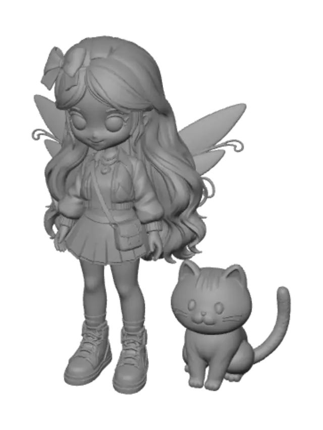 3D model for Lilac Wings and Whiskers