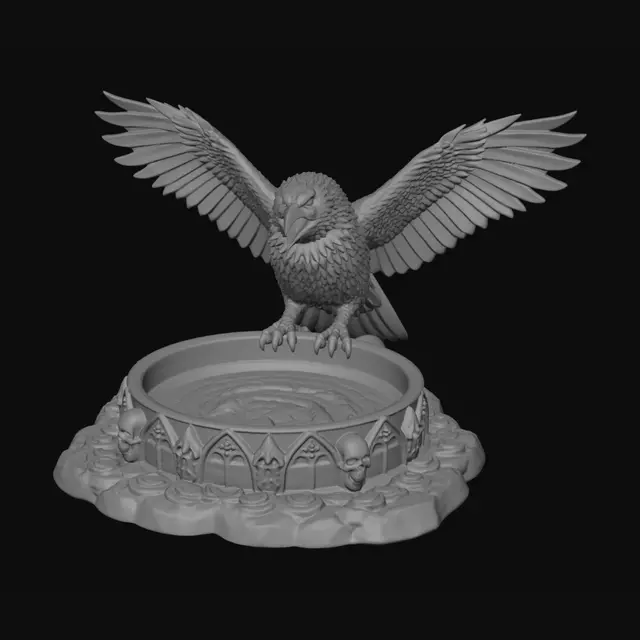 3D model for Midnight Raven Over the Basin