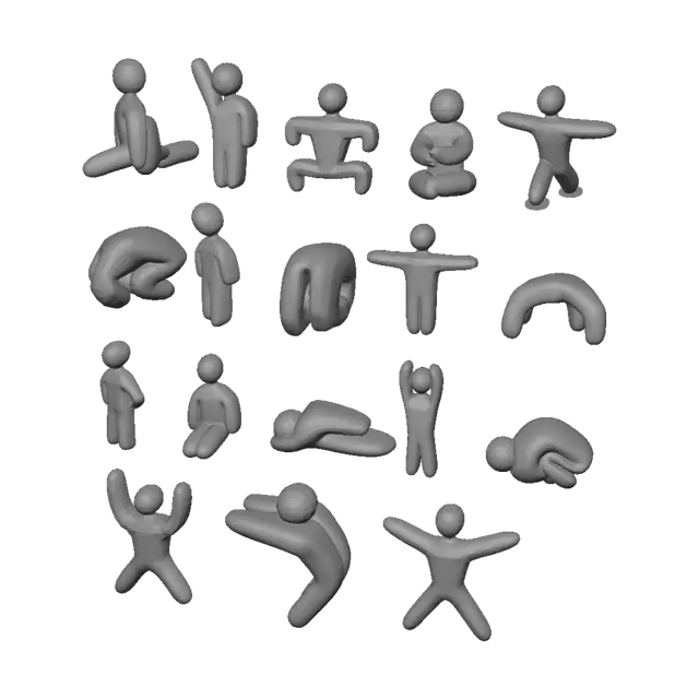 3D model for Pose Mosaic