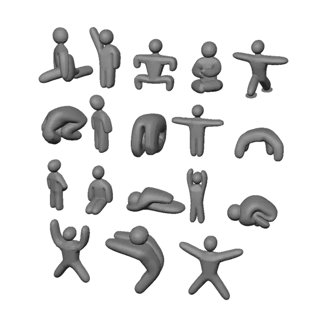 3D model for Pose Mosaic