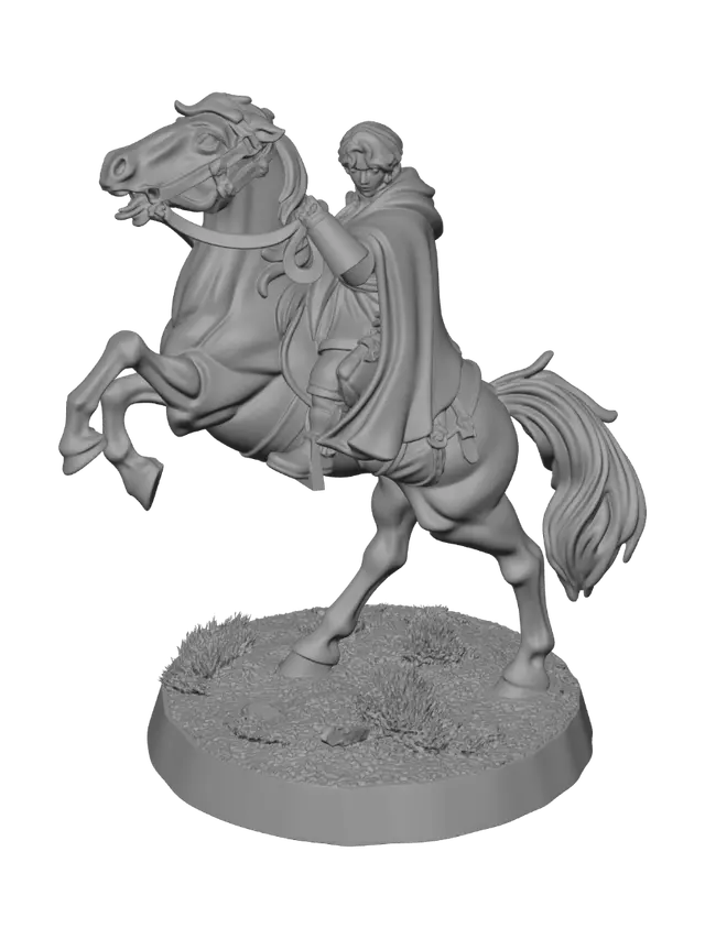 3D model for Knight on a Rearing Horse