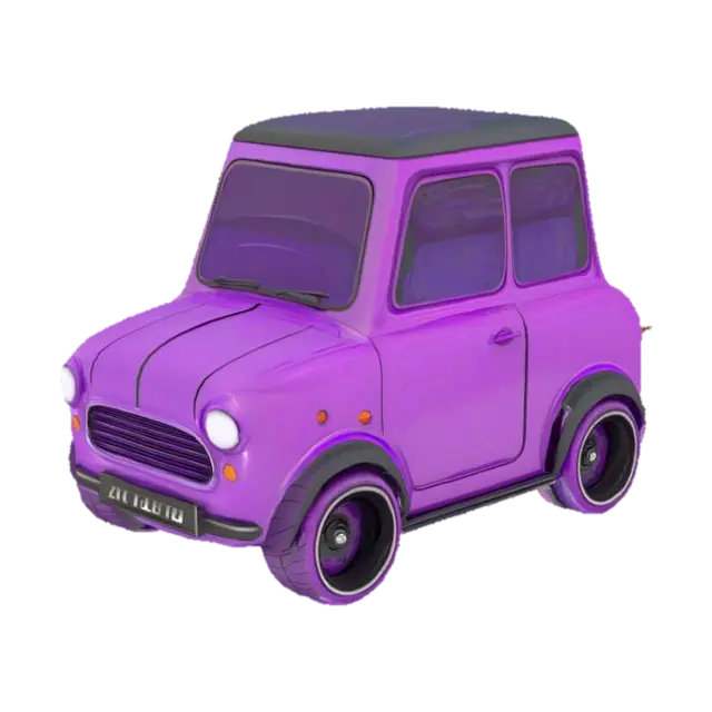 3D model for Purple Dream Car