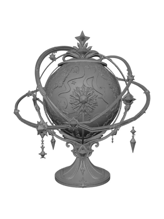 3D model for Celestial Crystal Orb