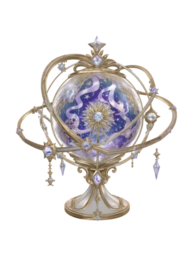 3D model for Celestial Crystal Orb