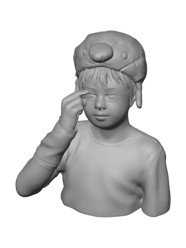 3D model for Penguin Hat Portrait