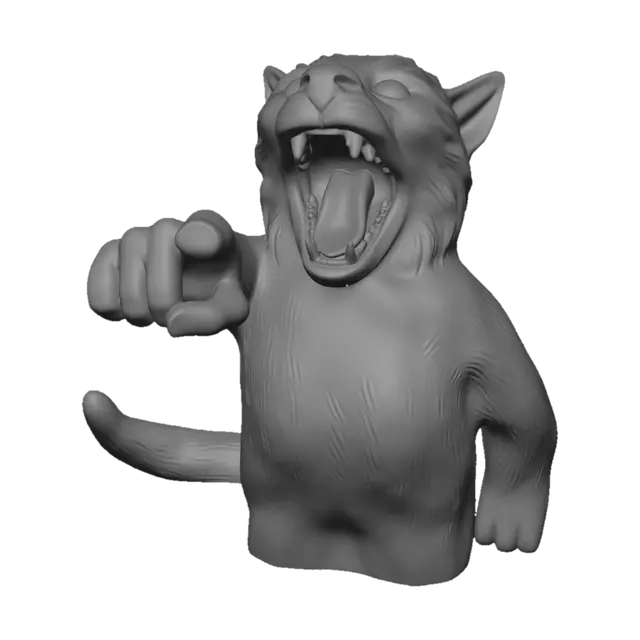 3D model for Screaming Pup