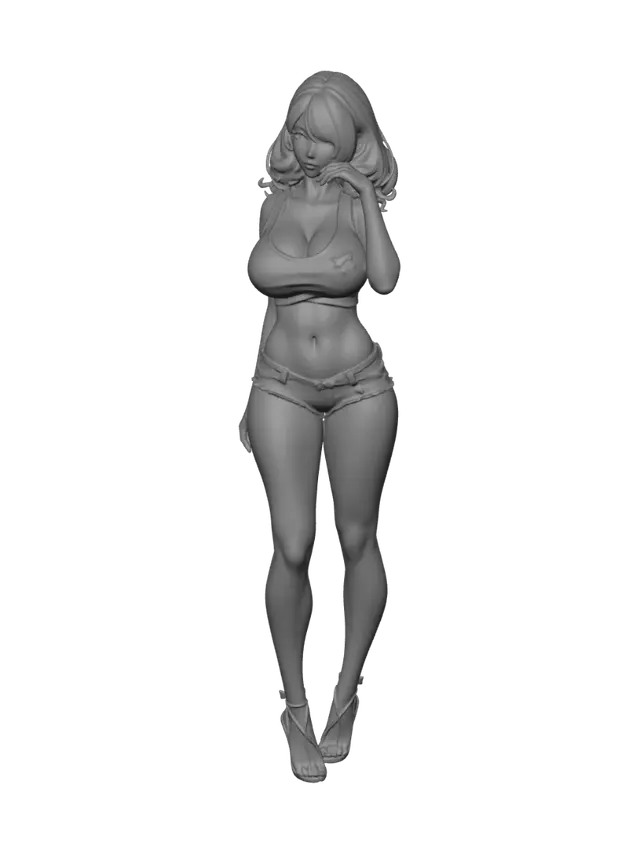 3D model for Pink Dream in Denim