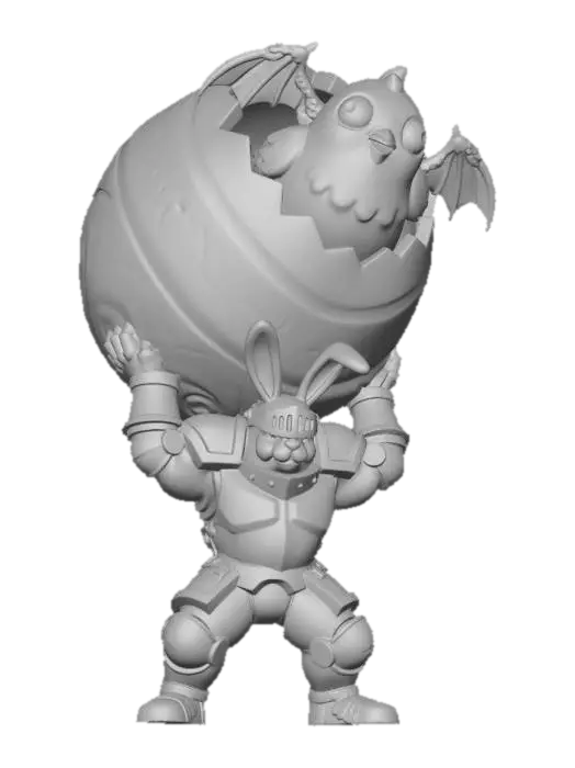 3D model for Bunntlas, #EasterEgg2026#