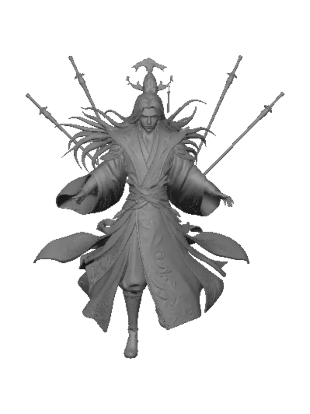 3D model for Sovereign of the Five Swords
