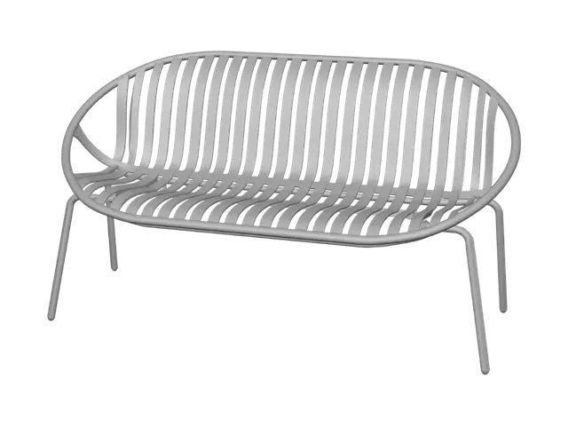3D model for Sage Slatted Lounge Chair